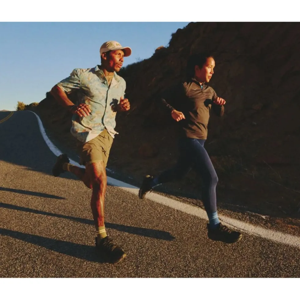 Hoka Challenger 8 Hardloopschoenen Heren - mustard seed / zwart
