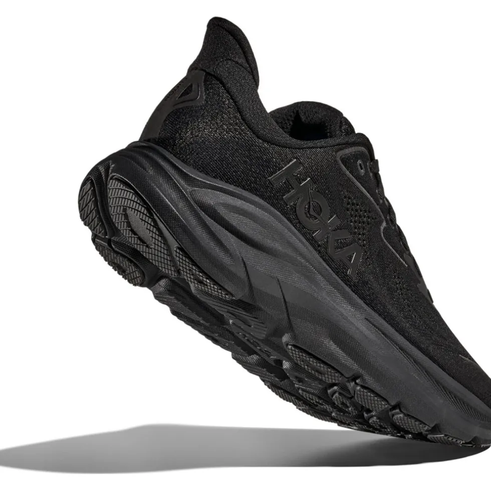 Hoka Clifton 10 Hardloopschoenen Heren - zwart / zwart