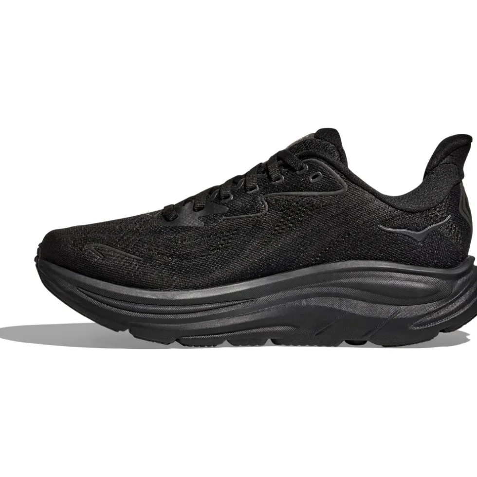 Hoka Clifton 10 Hardloopschoenen Heren - zwart / zwart