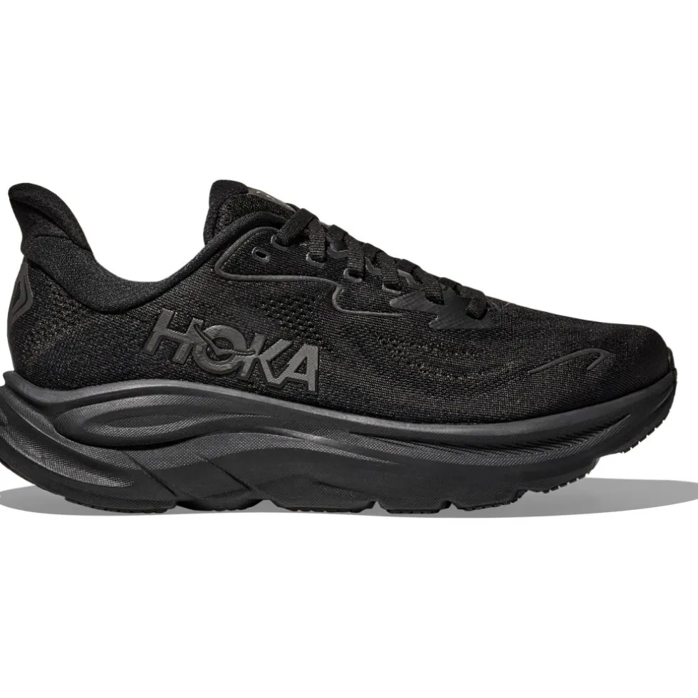 Hoka Clifton 10 Hardloopschoenen Heren - zwart / zwart