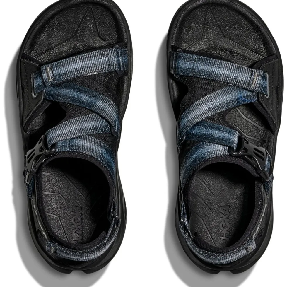 Hoka Infini Hike TC Sandalen Dames - zwart / zwart