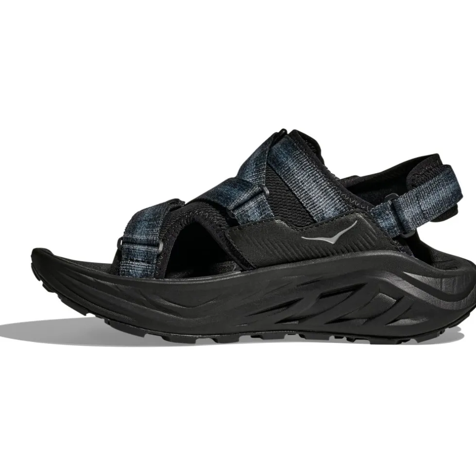 Hoka Infini Hike TC Sandalen Dames - zwart / zwart