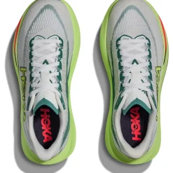 Hoka Mach 7 Hardloopschoenen Heren - frost / neon yuzu