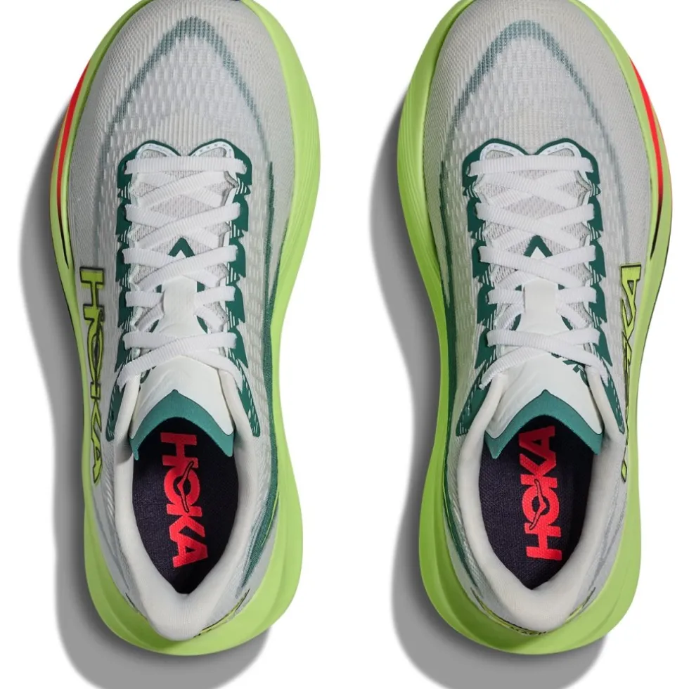 Hoka Mach 7 Hardloopschoenen Heren - frost / neon yuzu
