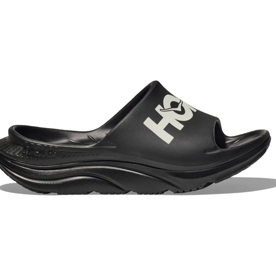 Schoenen < Hoka Ora Athletic Slide Schoenen Unisex - zwart / wit