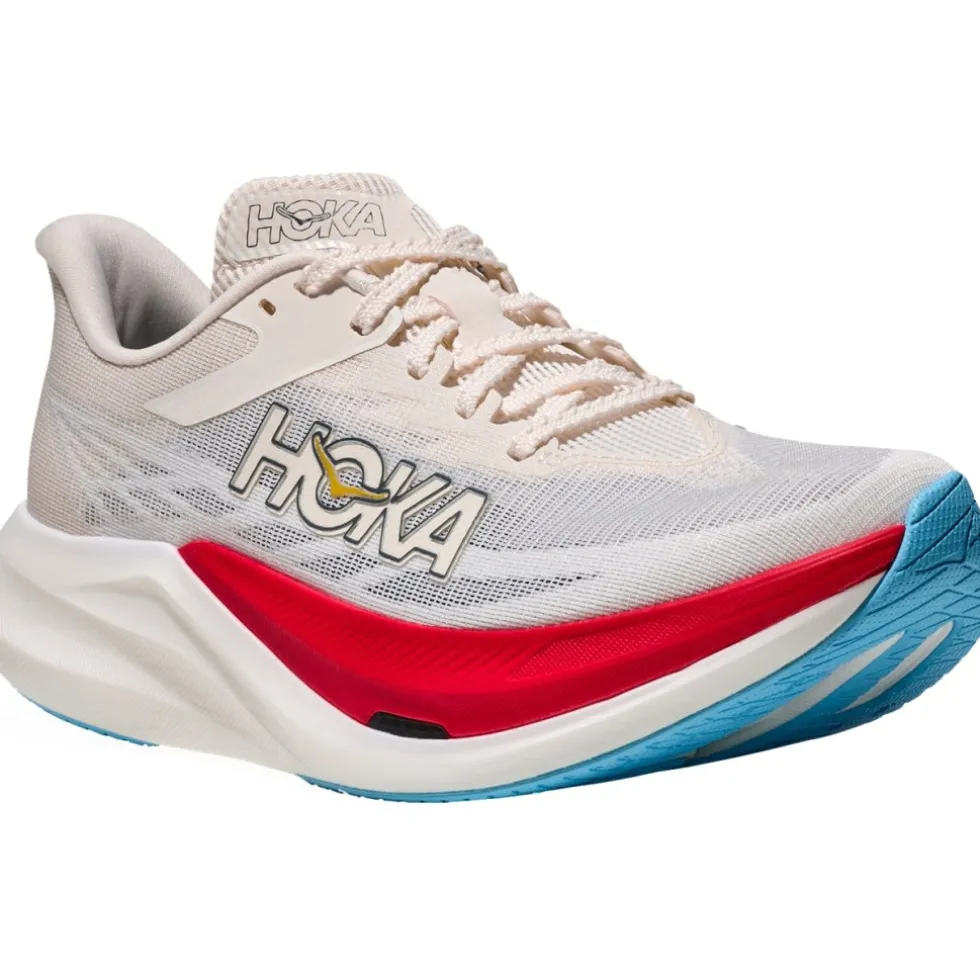Hoka Rocket X 3 Hardloopschoenen Unisex - alabaster / frost