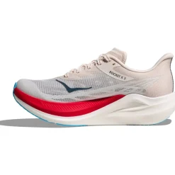 Hoka Rocket X 3 Hardloopschoenen Unisex - alabaster / frost