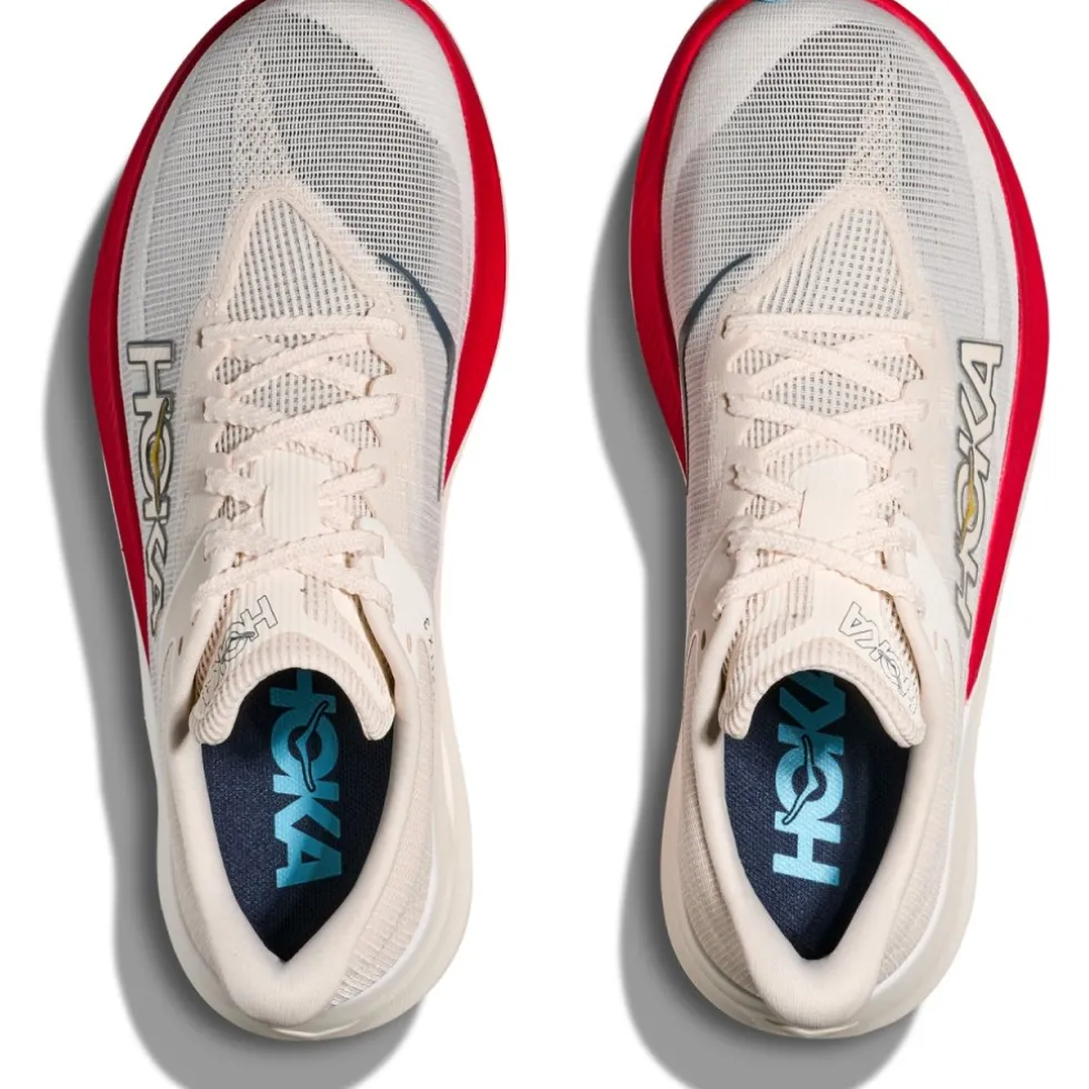 Hoka Rocket X 3 Hardloopschoenen Unisex - alabaster / frost
