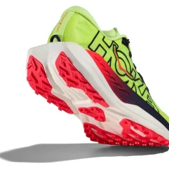 Hoka Rocket X Trail Running Schoenen Heren - neon yuzu / neon flame