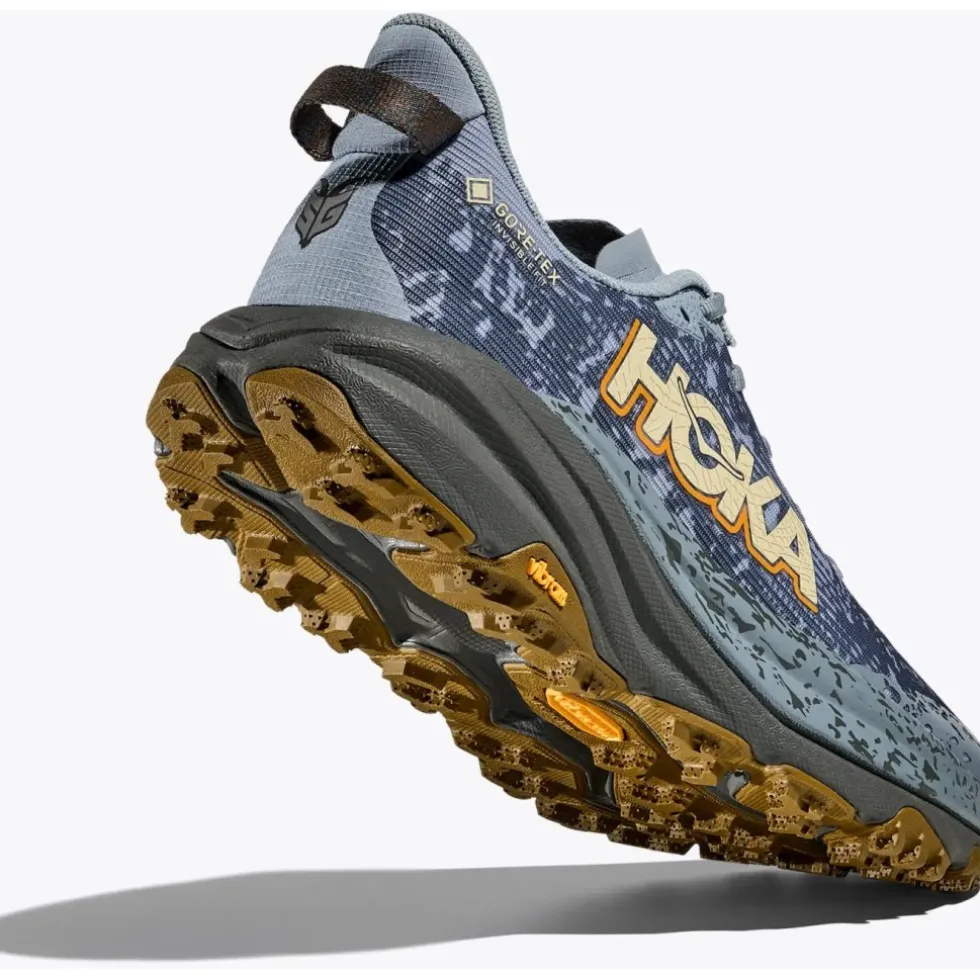 Hoka Speedgoat 6 GTX Hardloopschoenen Heren - washed blue / asphalt grey
