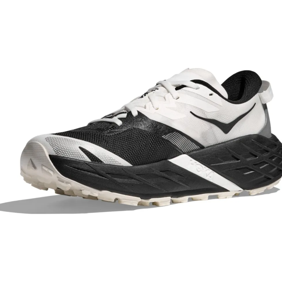 Hoka Speedgoat 7 Hardloopschoenen Heren - black / white