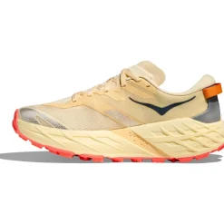 Hoka Speedgoat 7 Hardloopschoenen Vrouwen - vintage yellow / neon flame