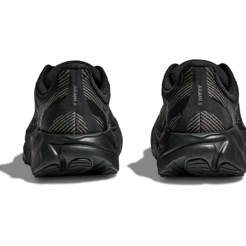 Hoka Arahi 8 Hardloopschoenen Heren - Wide - zwart / zwart