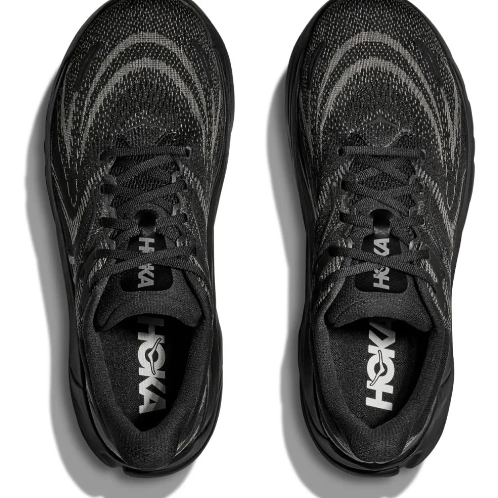 Hoka Arahi 8 Hardloopschoenen Heren - Wide - zwart / zwart