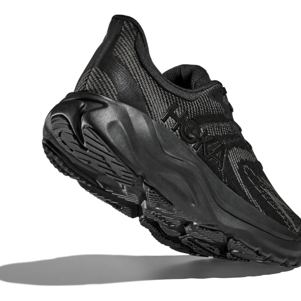 Hoka Arahi 8 Hardloopschoenen Heren - Wide - zwart / zwart