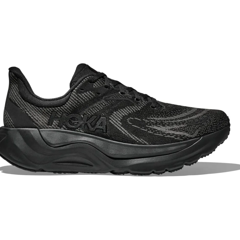 Hoka Arahi 8 Hardloopschoenen Heren - Wide - zwart / zwart