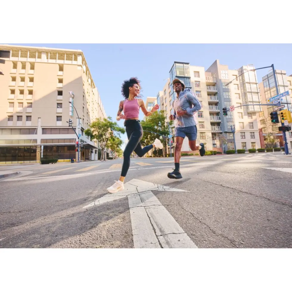 Hoka Bondi 9 Hardloopschoenen Dames - oat milk / rose gold