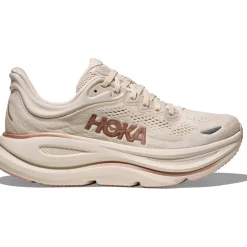 Hoka Bondi 9 Hardloopschoenen Dames - oat milk / rose gold