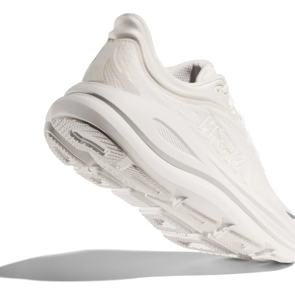 Hoka Bondi 9 Hardloopschoenen Dames - wit / wit