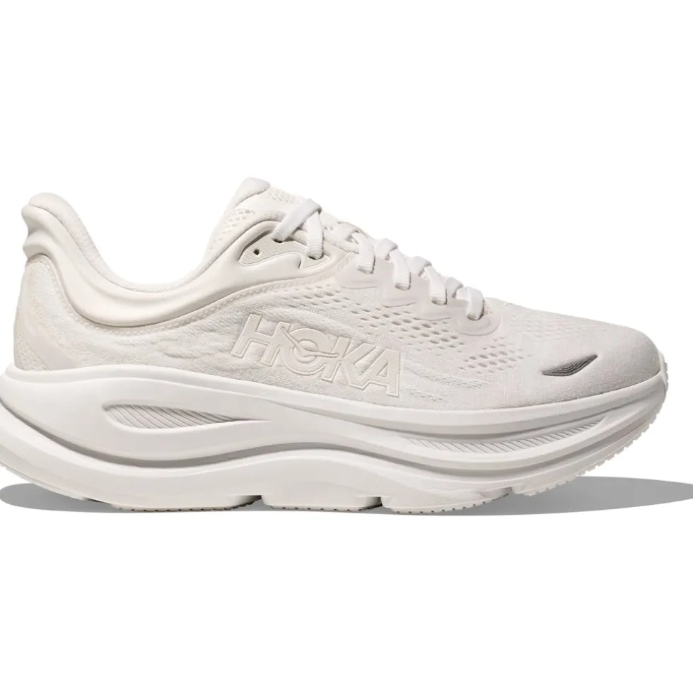 Hoka Bondi 9 Hardloopschoenen Dames - wit / wit