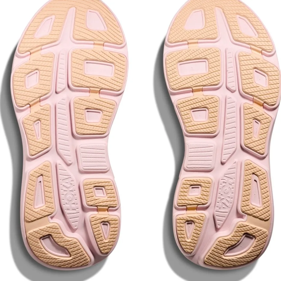 Hoka Bondi 9 Hardloopschoenen Dames - lilac cream / tangerine glow