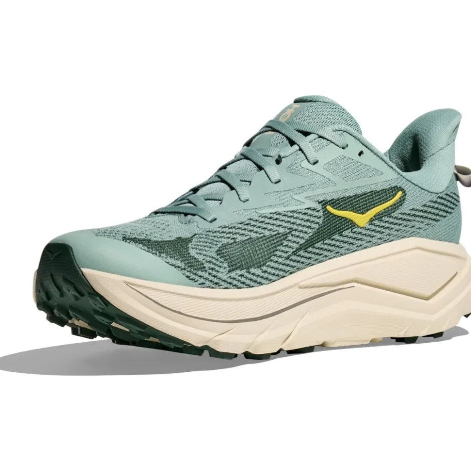 Schoenen|Trailrunning Schoenen < Hoka Challenger 8 Hardloopschoenen Heren - jade / truffle salt