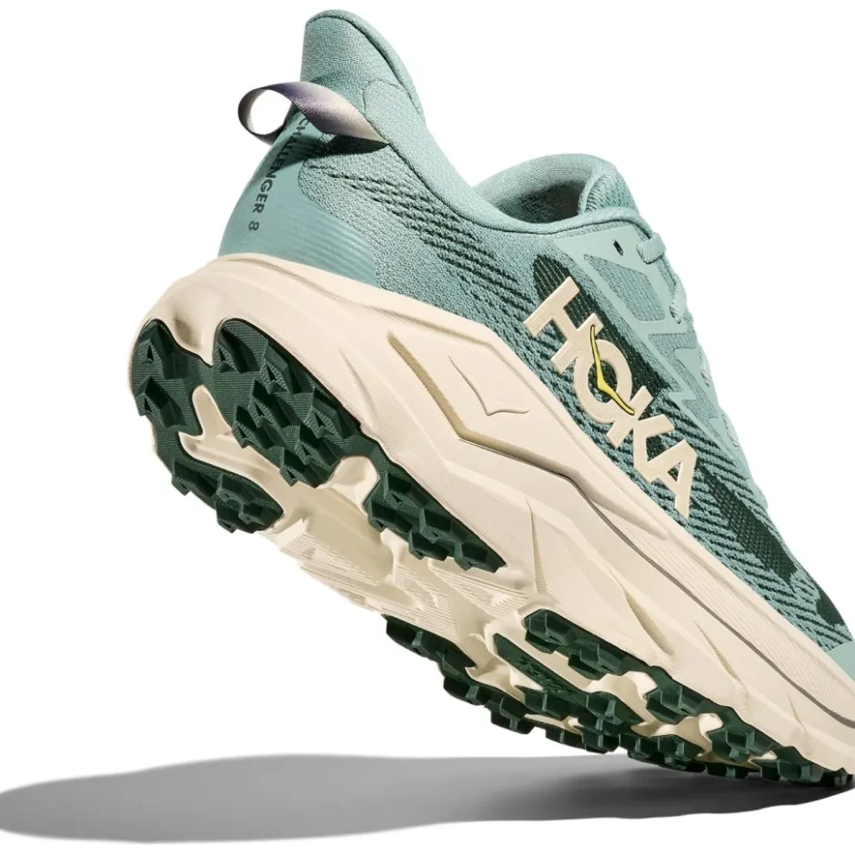Schoenen|Trailrunning Schoenen < Hoka Challenger 8 Hardloopschoenen Heren - jade / truffle salt