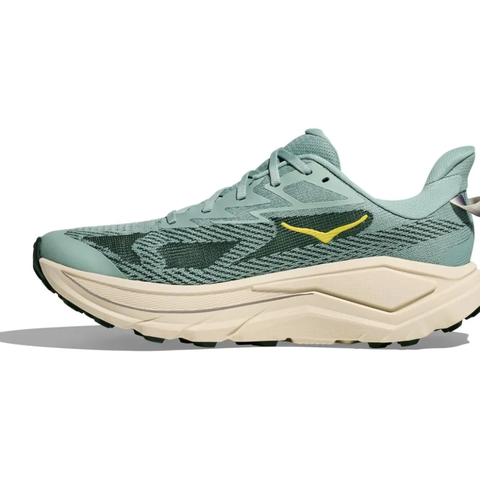 Schoenen|Trailrunning Schoenen < Hoka Challenger 8 Hardloopschoenen Heren - jade / truffle salt