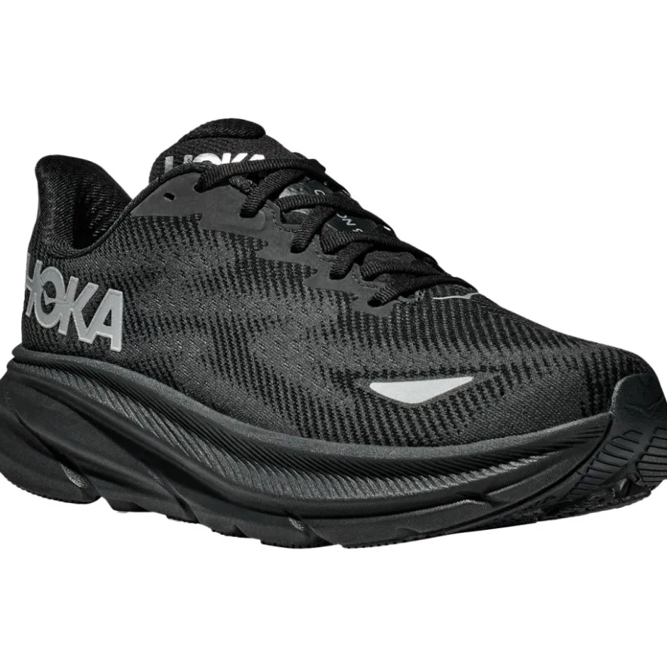 Hardloopschoenen Voor Op De Weg|Hardloopschoenen Heren < Hoka Clifton 9 GTX Hardloopschoenen Heren - zwart / zwart