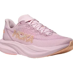 Hoka Mach 7 Hardloopschoenen Vrouwen - lilac cream / tangerine glow