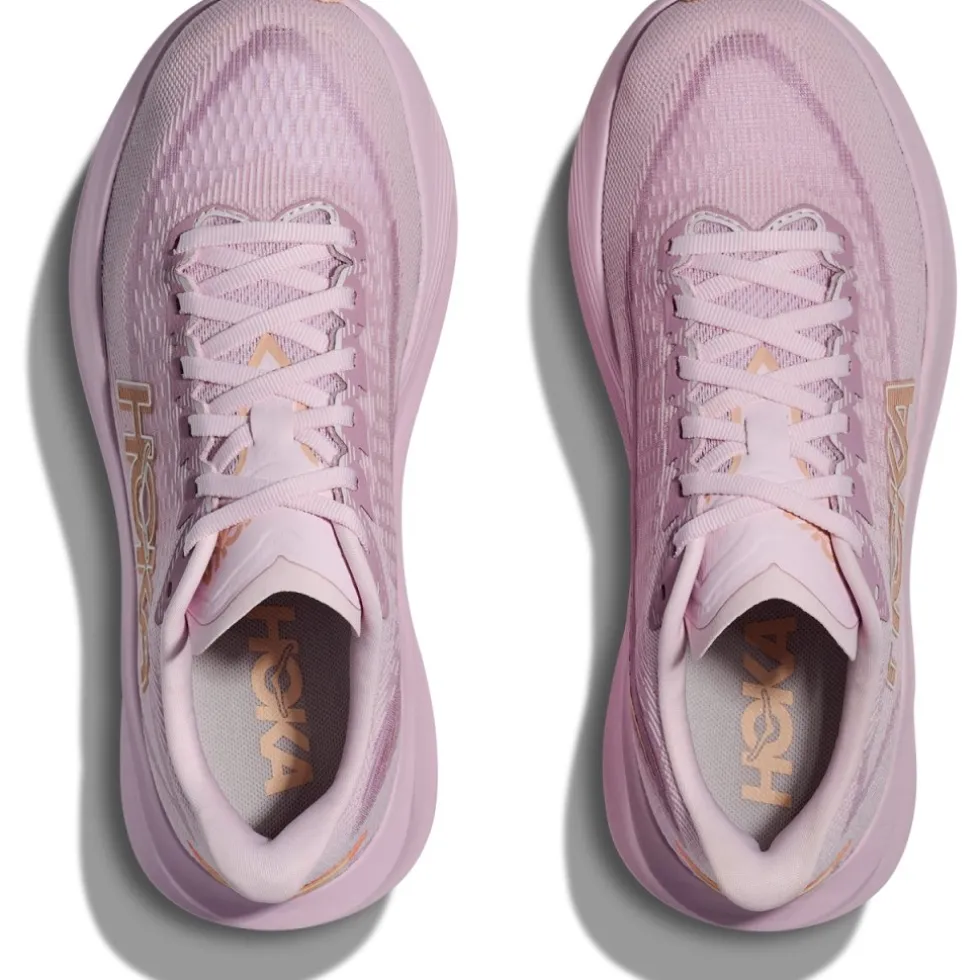 Hoka Mach 7 Hardloopschoenen Vrouwen - lilac cream / tangerine glow