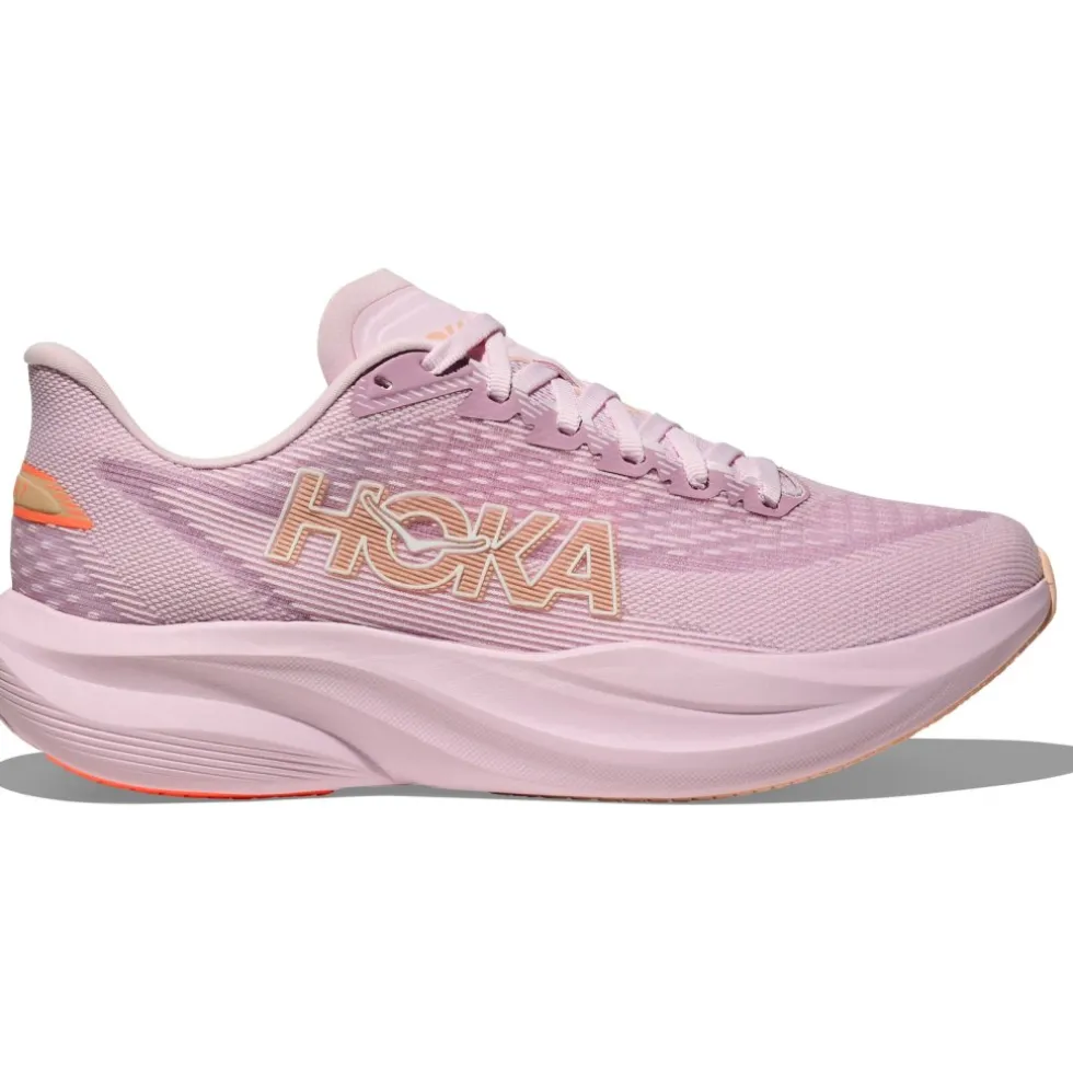 Hoka Mach 7 Hardloopschoenen Vrouwen - lilac cream / tangerine glow