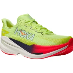 Hoka Mach X 3 Hardloopschoenen Heren - neon yuzu / squid ink