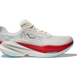 Hardloopschoenen Voor Op De Weg|Hardloopschoenen Heren < Hoka Mach X 3 Hardloopschoenen Heren - wit / alabaster