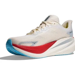 Hardloopschoenen Voor Op De Weg|Hardloopschoenen Heren < Hoka Mach X 3 Hardloopschoenen Heren - wit / alabaster
