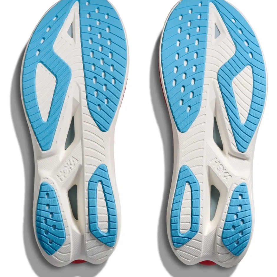 Hardloopschoenen Voor Op De Weg|Hardloopschoenen Heren < Hoka Mach X 3 Hardloopschoenen Heren - wit / alabaster