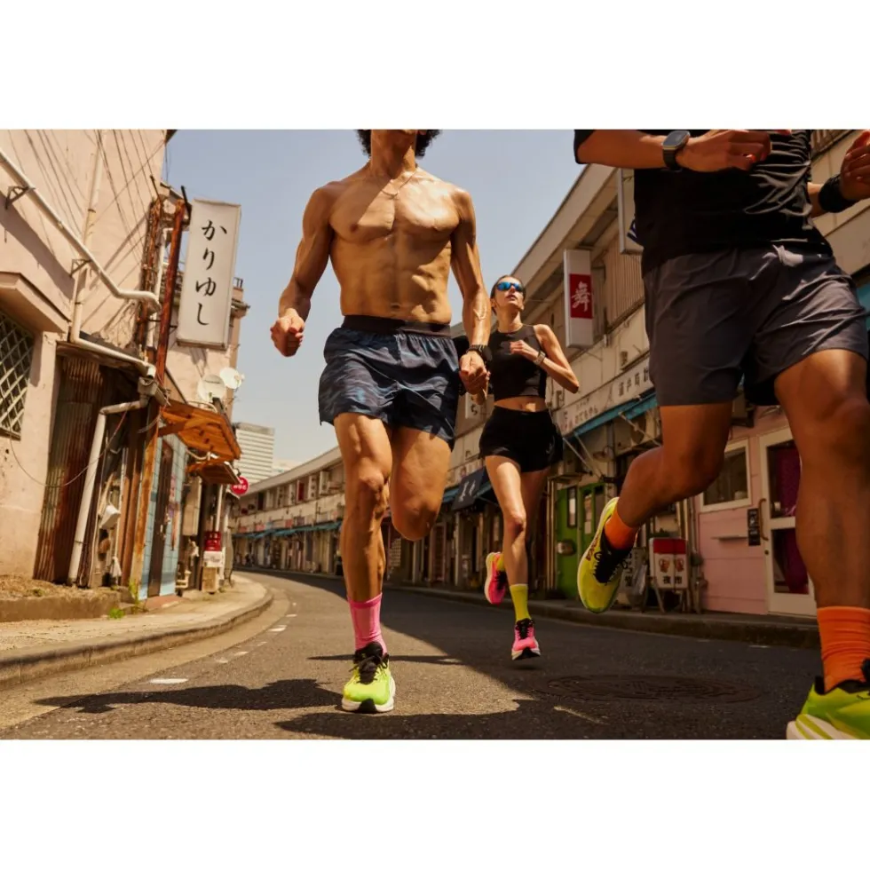 Hoka Mach X 3 Hardloopschoenen Dames - neon yuzu / squid ink