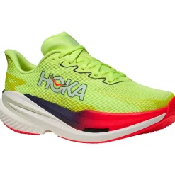 Hoka Mach X 3 Hardloopschoenen Dames - neon yuzu / squid ink