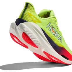 Hoka Mach X 3 Hardloopschoenen Dames - neon yuzu / squid ink