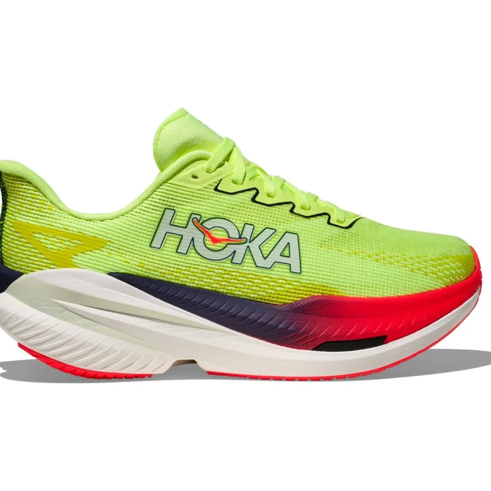 Hoka Mach X 3 Hardloopschoenen Dames - neon yuzu / squid ink