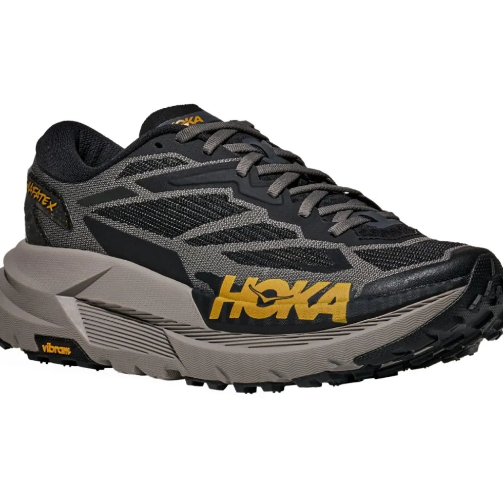 Hoka Mafate X Hardloopschoenen Heren - zwart / cement