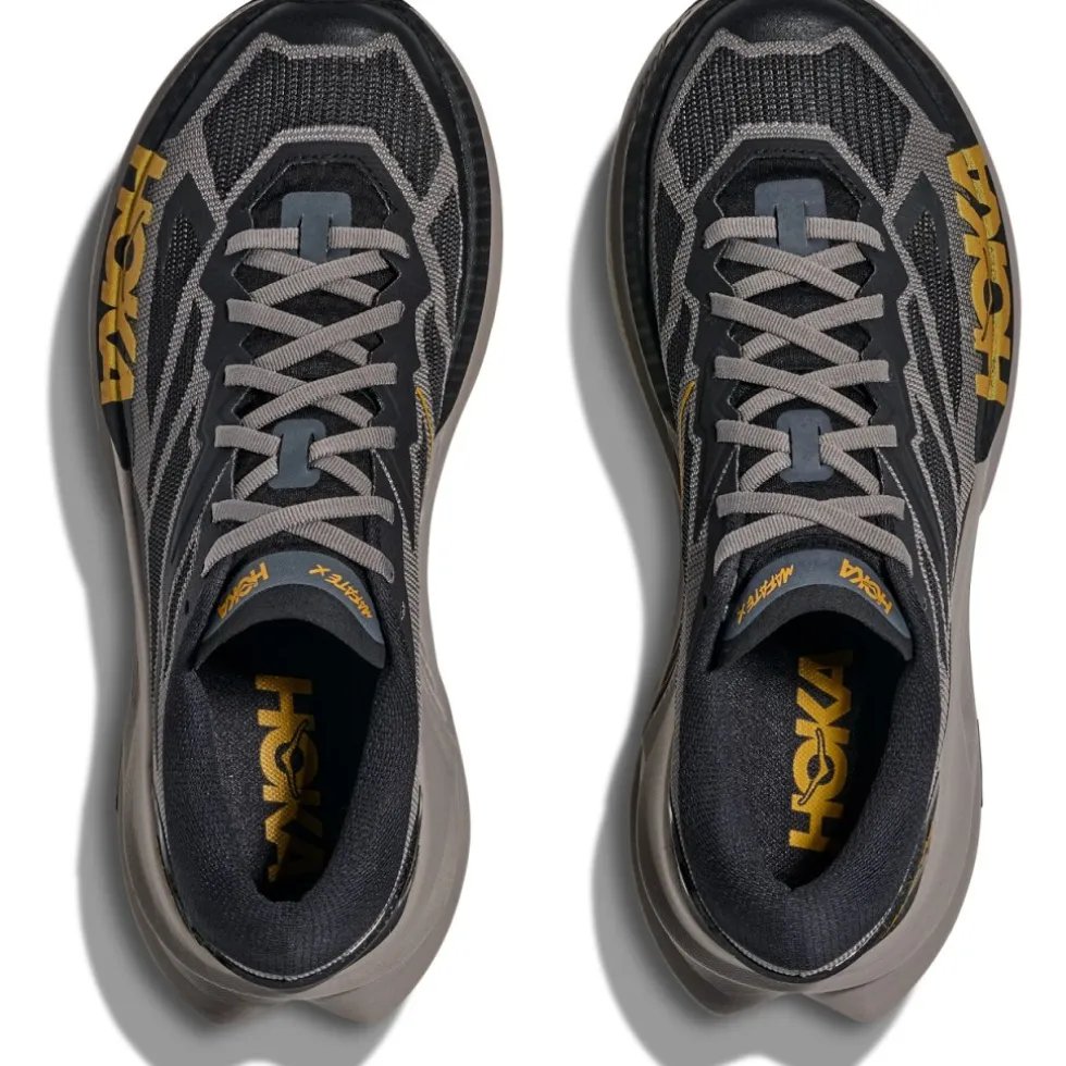 Hoka Mafate X Hardloopschoenen Heren - zwart / cement