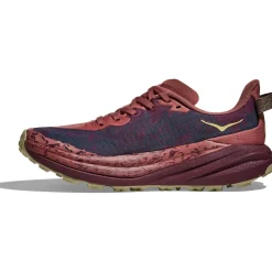 Hoka Speedgoat 6 Hardloopschoenen Dames - rouge / black cherry