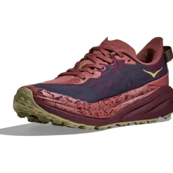 Hoka Speedgoat 6 Hardloopschoenen Dames - rouge / black cherry