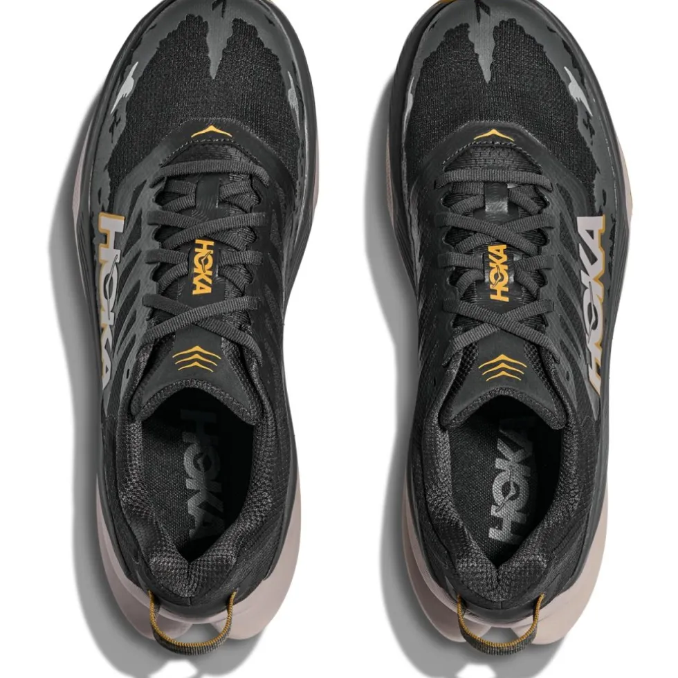 Hoka Torrent 4 Hardloopschoenen Heren - zwart / asphalt grey