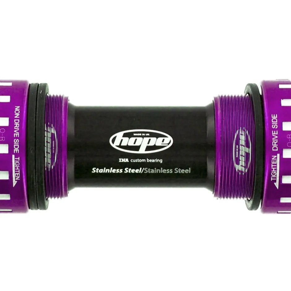 Trapassen < Hope Bottom Bracket Cups MTB Stainless Steel - BSA-68/73-24 - purple