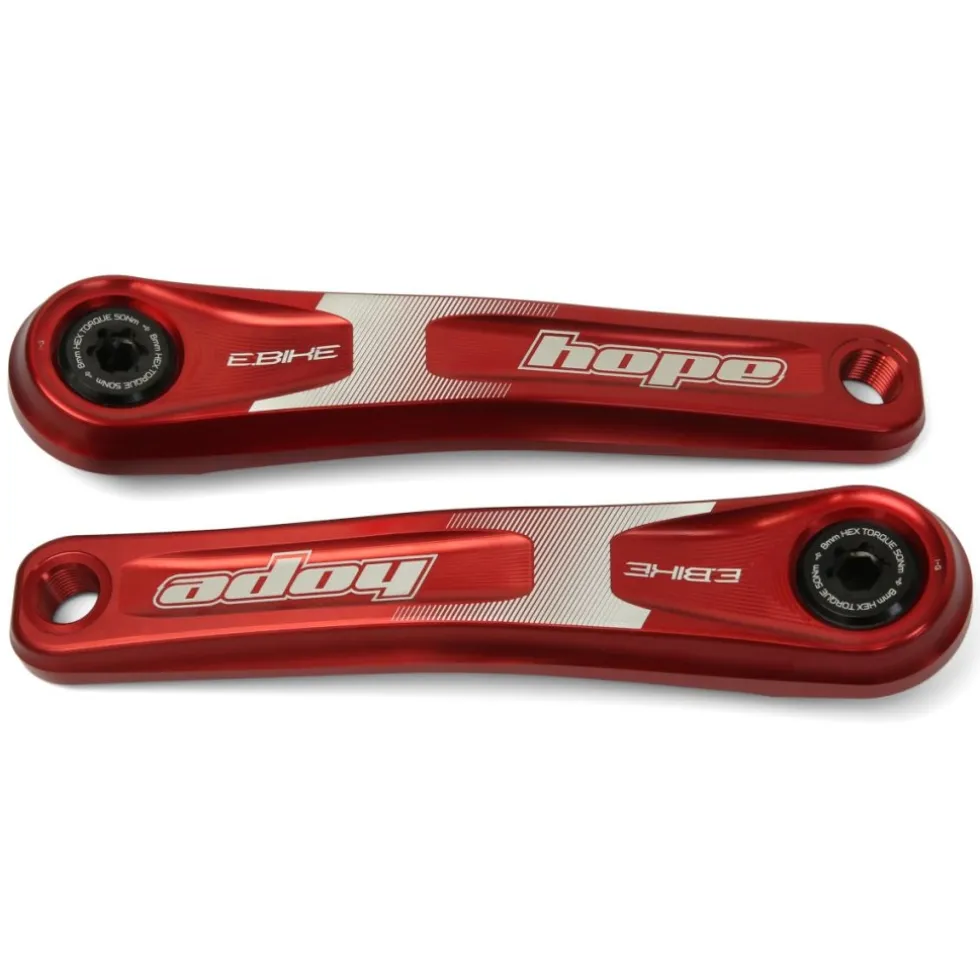 Hope E-Bike Crankarmen - red