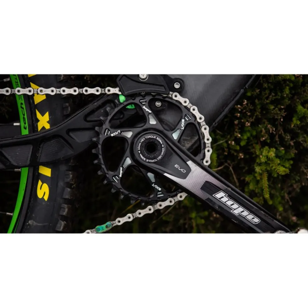 Hope EVO Crank without Spider - DH - 83mm - black