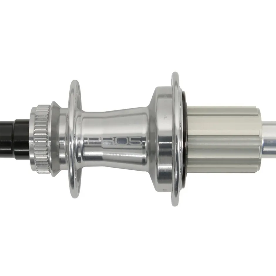 Naven En Freewheel < Hope Pro 5 Achterwielnaaf - Centerlock - 12x142mm | Shimano HG - zilver