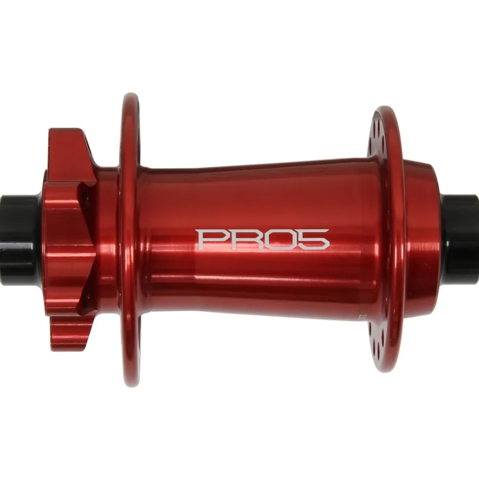 Hope Pro 5 Voorwielnaaf - 6-Bolt - 15x110mm Boost - rood